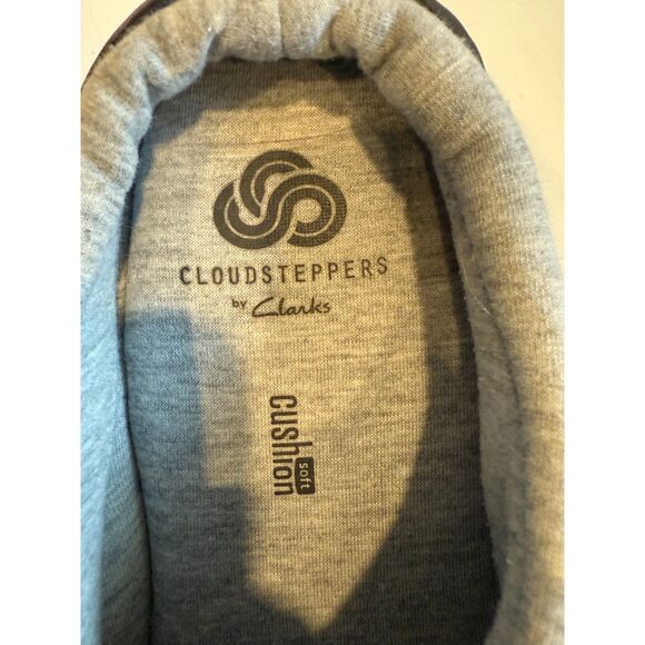 Clarks Step Rest Clog Cloudsteppers Jersey Slipper Quilted Plush Puffer Womens 8 - Picture 8 of 9